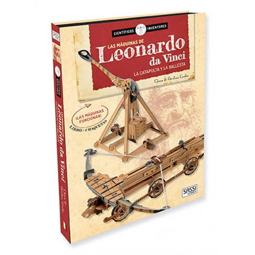 Libro y Puzzle 3D. Leonardo da Vinci