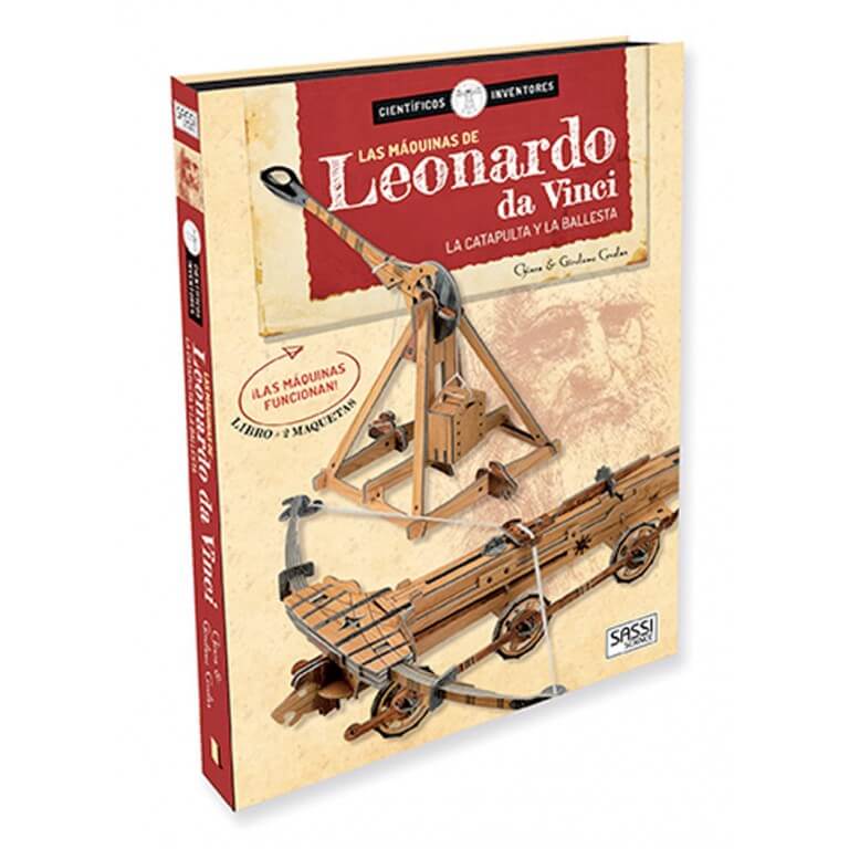 Libro y Puzzle 3D. Leonardo da Vinci