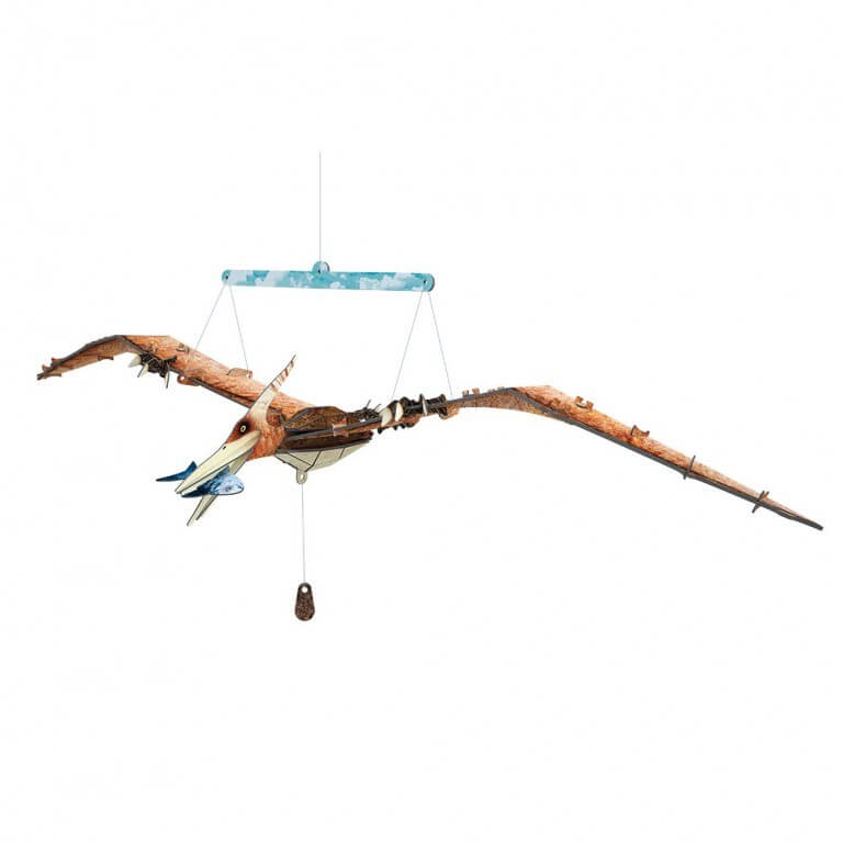 Libro y puzzle 3D. Pteranodon