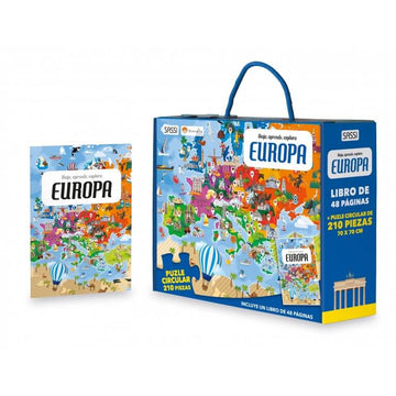 Libro y puzzle de Europa