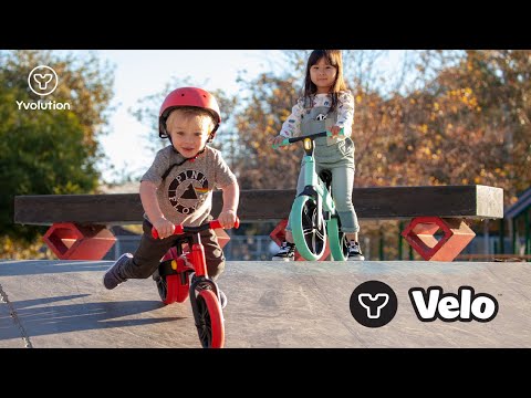 Bicicleta equilibrio YVELO Junior Azul