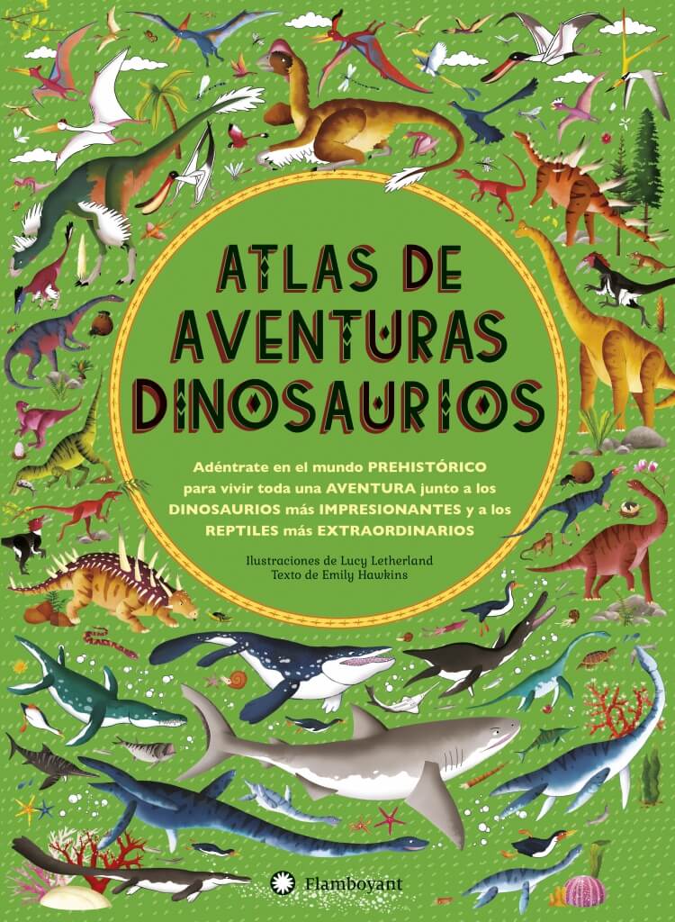 Libro - Atlas de aventuras dinosaurios - El mundo de Caspio