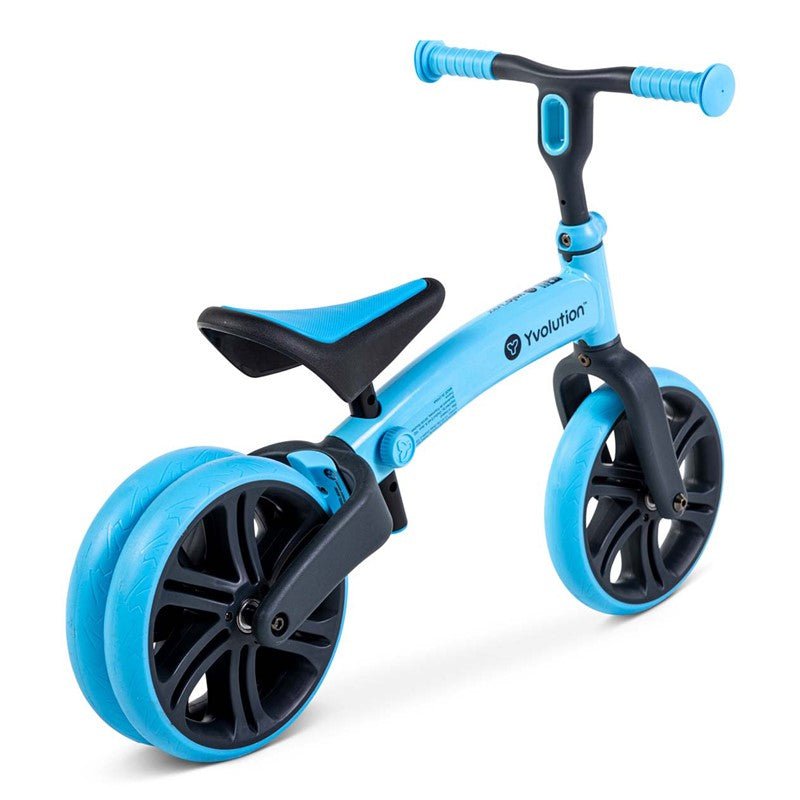 Juguete - Bicicleta equilibrio YVELO Junior Azul - El mundo de Caspio