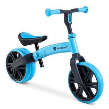 Juguete - Bicicleta equilibrio YVELO Junior Azul - El mundo de Caspio