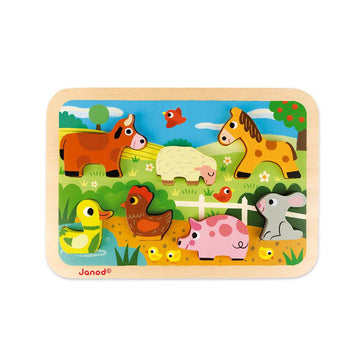 Juguete - Chunky puzzle de la granja - El mundo de Caspio