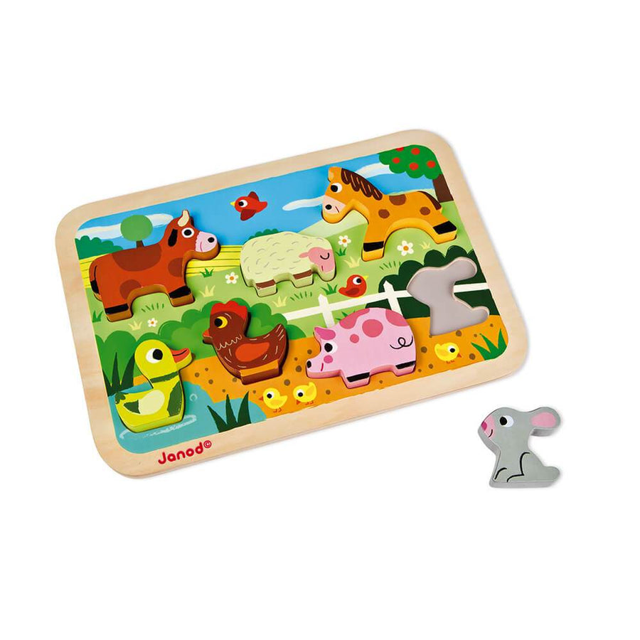 Juguete - Chunky puzzle de la granja - El mundo de Caspio