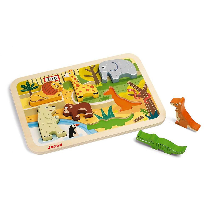 Juguete - Chunky puzzle Zoo - El mundo de Caspio