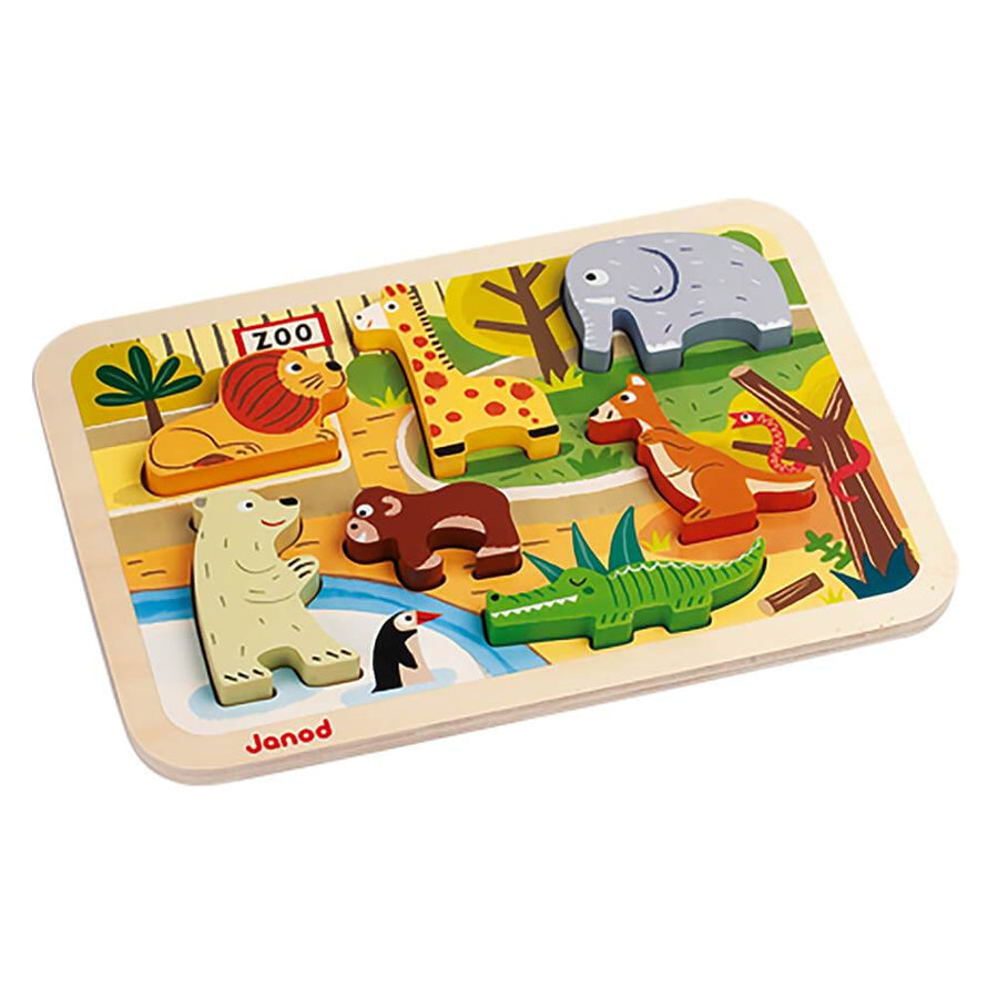 Juguete - Chunky puzzle Zoo - El mundo de Caspio