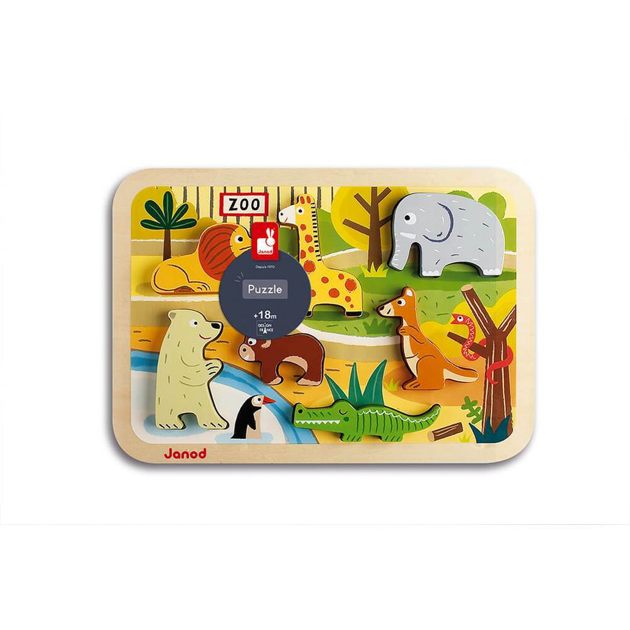 Juguete - Chunky puzzle Zoo - El mundo de Caspio