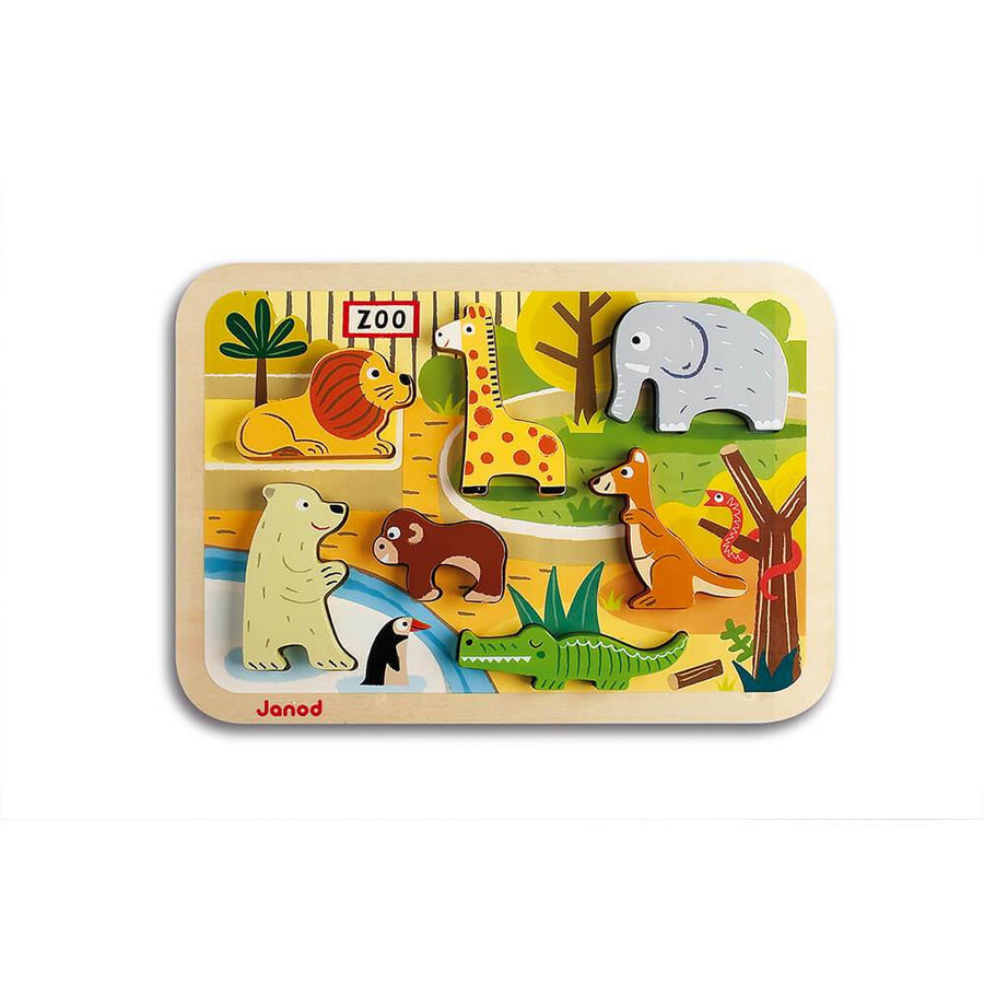 Juguete - Chunky puzzle Zoo - El mundo de Caspio