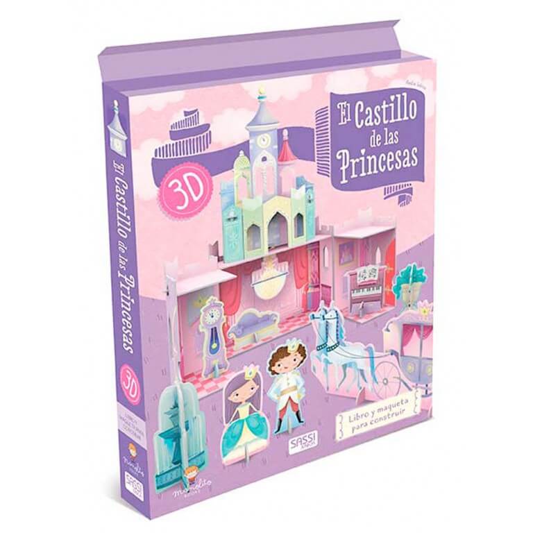 Libro - El castillo de las princesas en 3D - El mundo de Caspio