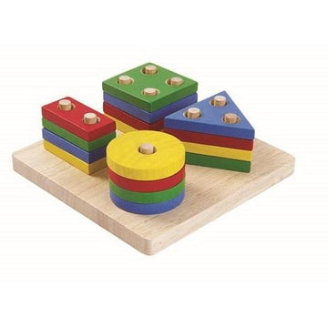 Apilable - Figuras geométricas - El mundo de Caspio