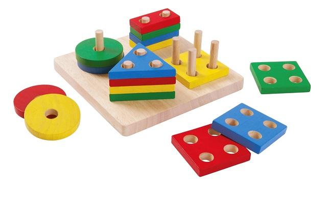 Apilable - Figuras geométricas - El mundo de Caspio