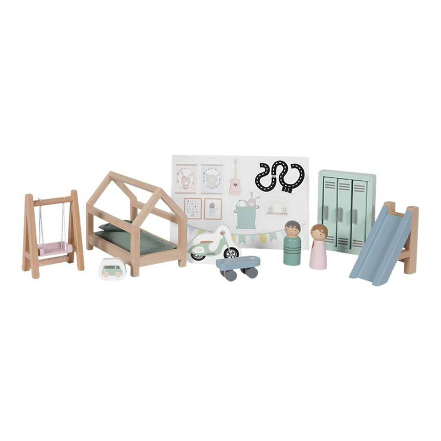 Juguete - Habitación infantil para casa de muñecas - El mundo de Caspio