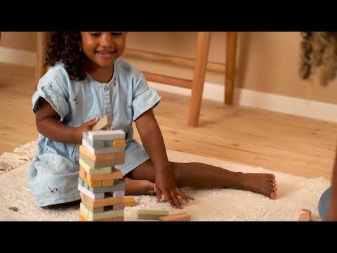 Juego de torre de madera