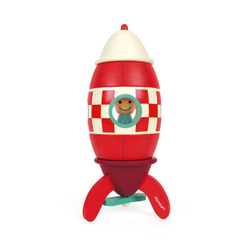 Juguete - Kit de imanes Cohete de madera - El mundo de Caspio