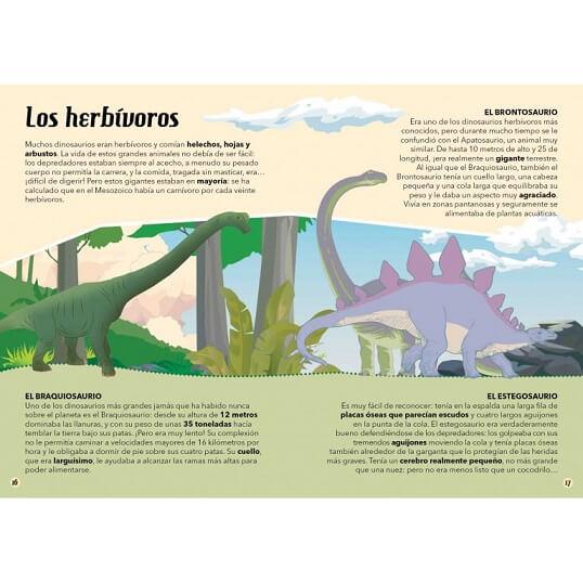 Puzle - Libro y puzle Los dinosaurios - El mundo de Caspio