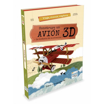 Libro - Libro y puzzle 3D. Historia de la aviación - El mundo de Caspio