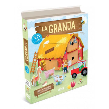 - Libro y puzzle 3D - La granja - El mundo de Caspio