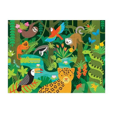 Puzzle - Puzzle en la Selva. Wild Rainforest - El mundo de Caspio