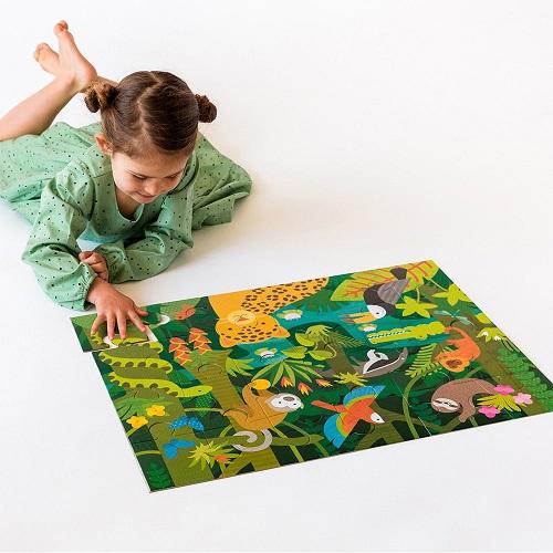 Puzzle - Puzzle en la Selva. Wild Rainforest - El mundo de Caspio