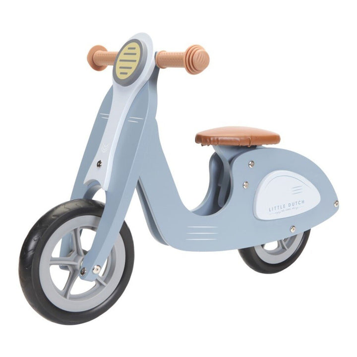 Juguete - Scooter de madera azul - El mundo de Caspio