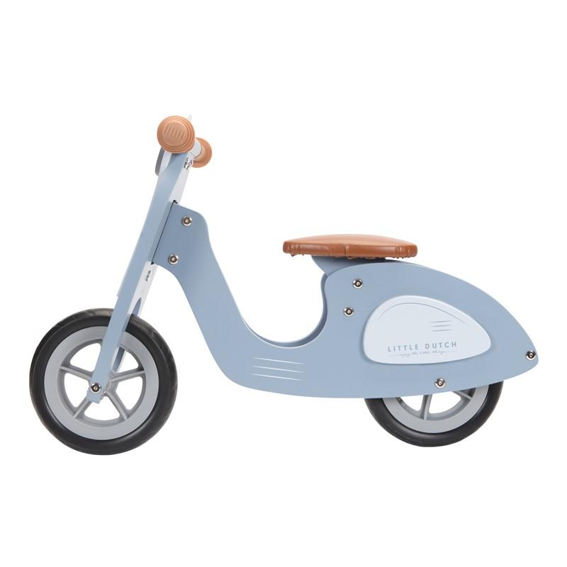 Juguete - Scooter de madera azul - El mundo de Caspio