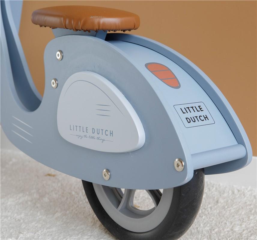 Juguete - Scooter de madera azul - El mundo de Caspio