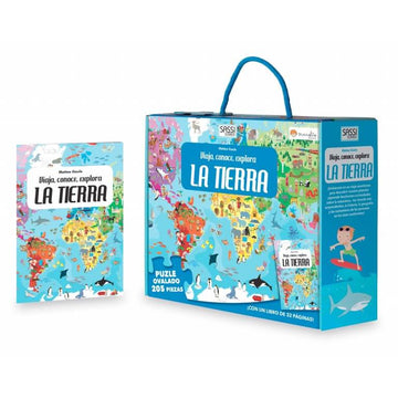 Libro y puzzle La Tierra