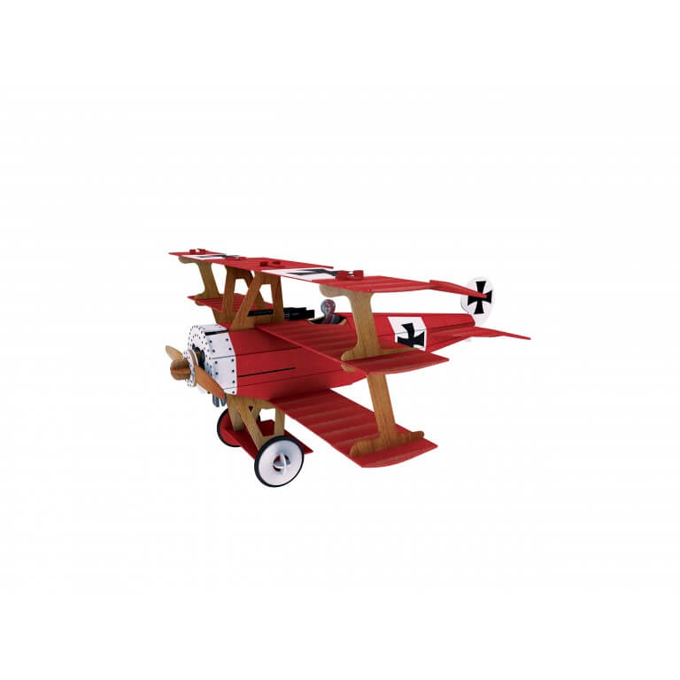 Libro y puzzle 3D. Historia de la aviación