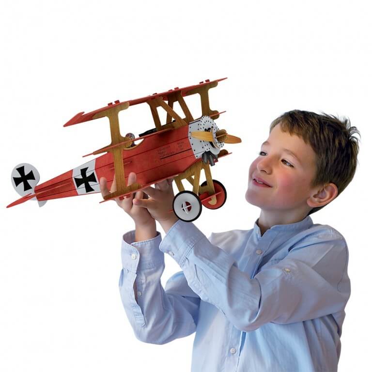 Libro y puzzle 3D. Historia de la aviación