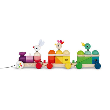 Juguete - Zigolos tren gigante multicolor - El mundo de Caspio